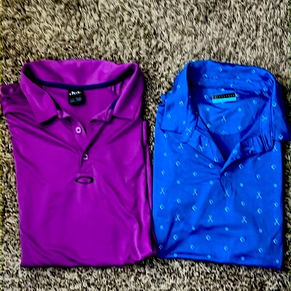 Set of golf polos